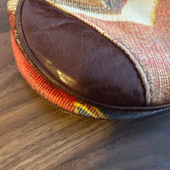 Authentic RARE Vintage Christian Dior Kilim Saddle Bag - Picture 15 of 16